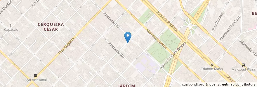 Mapa de ubicacion de Capim Santo en Бразилия, Юго-Восточный Регион, Сан-Паулу, Região Geográfica Intermediária De São Paulo, Região Metropolitana De São Paulo, Região Imediata De São Paulo, Сан-Паулу.