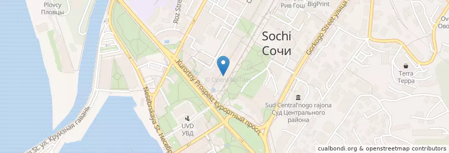 Mapa de ubicacion de Grill Age en Russia, South Federal District, Krasnodar Krai, Resort Town Of Sochi (Municipal Formation).
