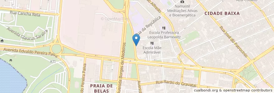 Mapa de ubicacion de Ponto do Café en 브라질, 남부지방, 히우그란지두술, Região Metropolitana De Porto Alegre, Região Geográfica Intermediária De Porto Alegre, Região Geográfica Imediata De Porto Alegre, 포르투알레그리.
