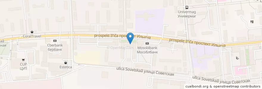 Mapa de ubicacion de Аптечный пункт en Rusia, Distrito Federal Central, Óblast De Moscú, Городской Округ Шатура.