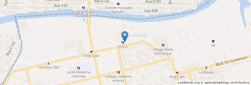 Mapa de ubicacion de Le Picasso en 科特迪瓦, 阿比让.