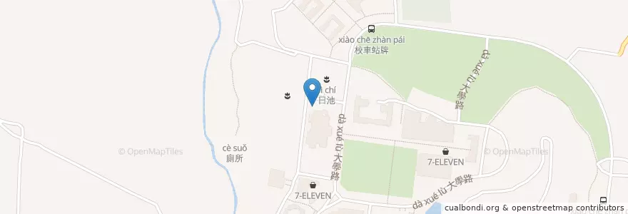 Mapa de ubicacion de 機車停車場 en Tayvan, 臺灣省, Nantou, 埔里鎮.