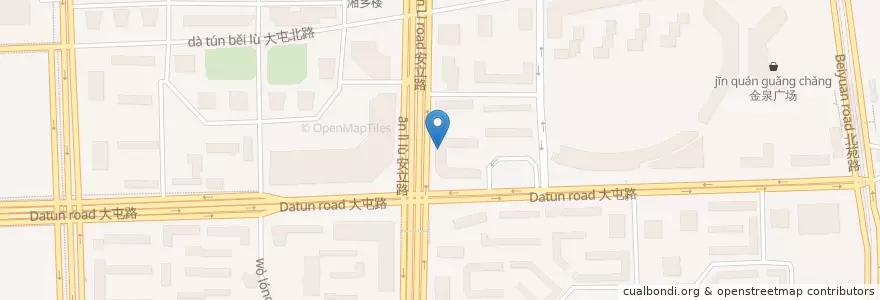 Mapa de ubicacion de 北大口腔医院第二门诊部 en China, Beijing, Hebei, Chaoyang District.
