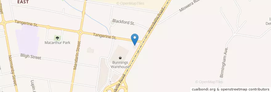 Mapa de ubicacion de McDonald's en 오스트레일리아, New South Wales, Canterbury-Bankstown Council, 시드니.