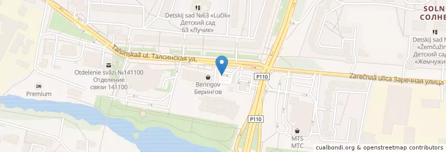 Mapa de ubicacion de ОАО "Газпром нефть" en روسيا, Центральный Федеральный Округ, محافظة موسكو, Городской Округ Щёлково.
