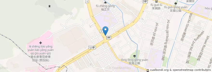 Mapa de ubicacion de 魯肉發無刺虱目魚粥 en تایوان, 新北市, 新莊區.