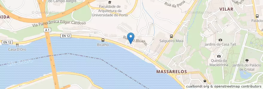 Mapa de ubicacion de Repsol en Portogallo, Nord, Área Metropolitana Do Porto, Porto, Porto, Lordelo Do Ouro E Massarelos.