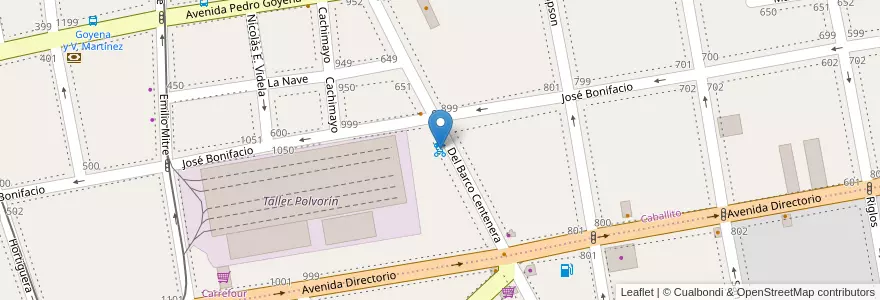 Mapa de ubicacion de 286 - OEA en Argentinië, Ciudad Autónoma De Buenos Aires, Comuna 7, Buenos Aires, Comuna 6.