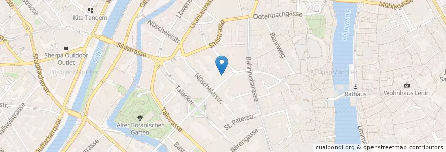 Mapa de ubicacion de James Joyce en スイス, チューリッヒ, Bezirk Zürich, Zürich.