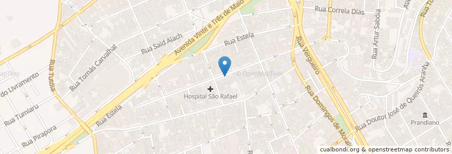Mapa de ubicacion de Deli Shop en 브라질, 남동지방, 상파울루, Região Geográfica Intermediária De São Paulo, Região Metropolitana De São Paulo, Região Imediata De São Paulo, 상파울루.