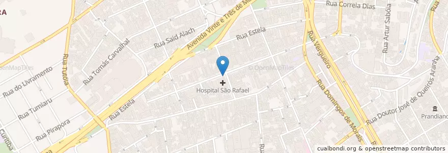 Mapa de ubicacion de Big Paraíso en البَرَازِيل, المنطقة الجنوبية الشرقية, ساو باولو, Região Geográfica Intermediária De São Paulo, Região Metropolitana De São Paulo, Região Imediata De São Paulo, ساو باولو.