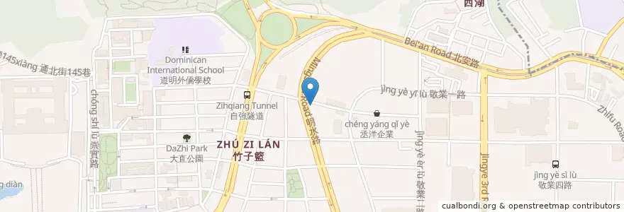 Mapa de ubicacion de 滙豐(台灣)商業銀行 en Taiwán, Nuevo Taipéi, Taipéi, 中山區.