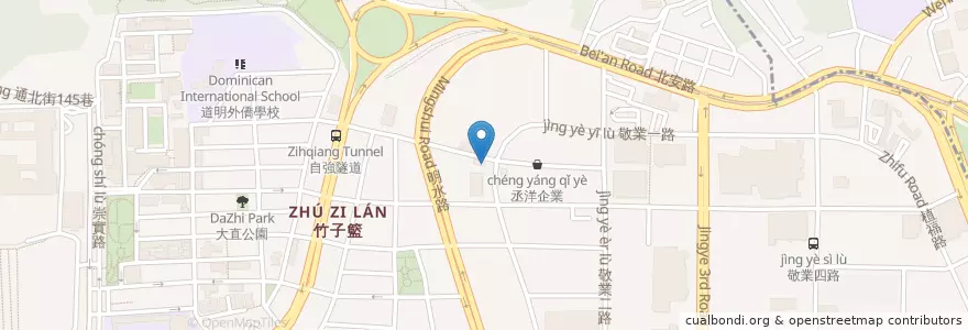 Mapa de ubicacion de Francis Bakery en Тайвань, Новый Тайбэй, Тайбэй, 中山區.