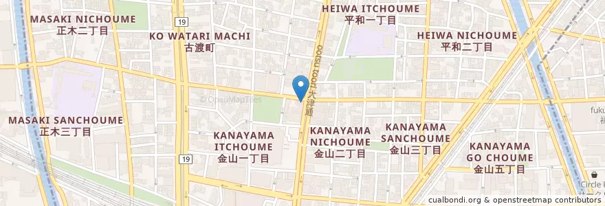 Mapa de ubicacion de にぎりたて en Giappone, Prefettura Di Aichi, 名古屋市, 中区.