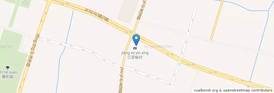 Mapa de ubicacion de 南京银行 en Chine, Wuxi, 锡山区 (Xishan).