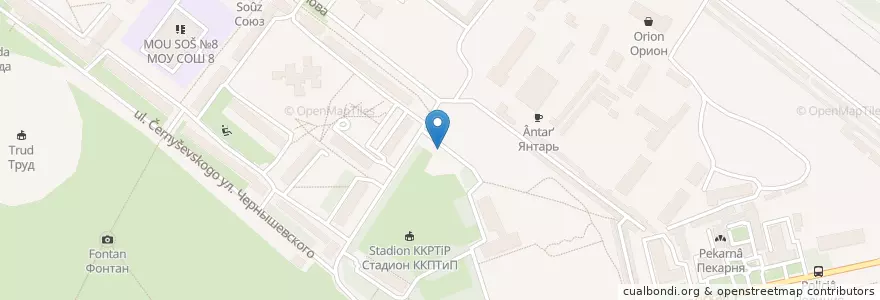 Mapa de ubicacion de Автомойка en Russland, Föderationskreis Wolga, Oblast Pensa, Каменский Район, Городское Поселение Каменка.
