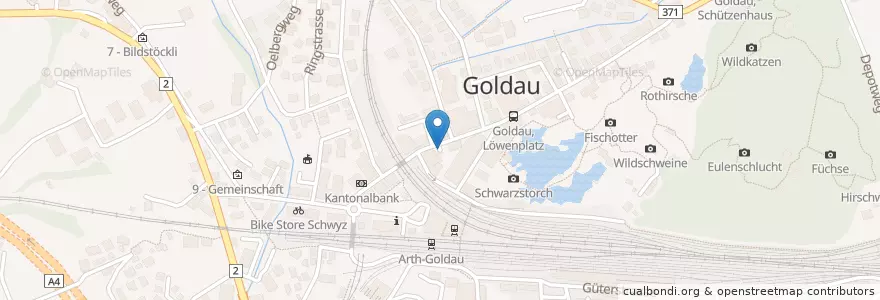 Mapa de ubicacion de Coop Rigipark en Schweiz/Suisse/Svizzera/Svizra, Schwyz, Schwyz, Arth.