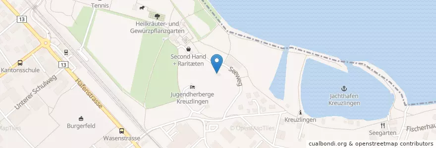 Mapa de ubicacion de Silke Heit en Suíça, Thurgau, Bezirk Kreuzlingen, Kreuzlingen.