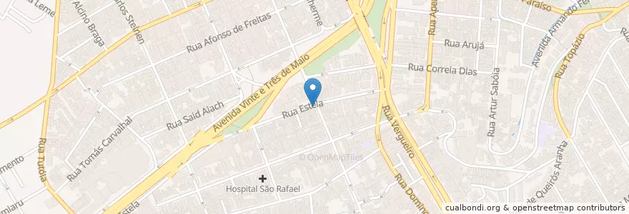 Mapa de ubicacion de Les Café en Brezilya, Güneydoğu Bölgesi, Сан Паулу, Região Geográfica Intermediária De São Paulo, Região Metropolitana De São Paulo, Região Imediata De São Paulo, Сан Паулу.