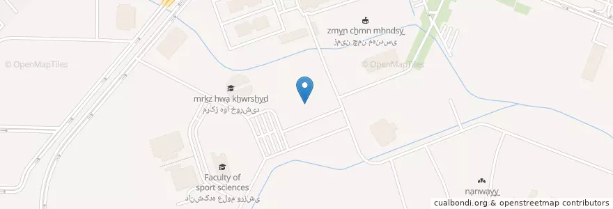 Mapa de ubicacion de دانشکده دامپزشکی en イラン, ラザヴィー・ホラーサーン, شهرستان مشهد, مشهد, بخش مرکزی شهرستان مشهد.