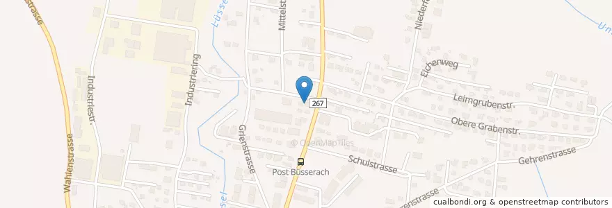 Mapa de ubicacion de Cafe Brüggli en سويسرا, Solothurn, Amtei Dorneck-Thierstein, Bezirk Thierstein, Büsserach.