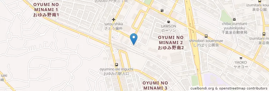 Mapa de ubicacion de 予備校ARROWS en 일본, 지바현, 千葉市, 緑区.