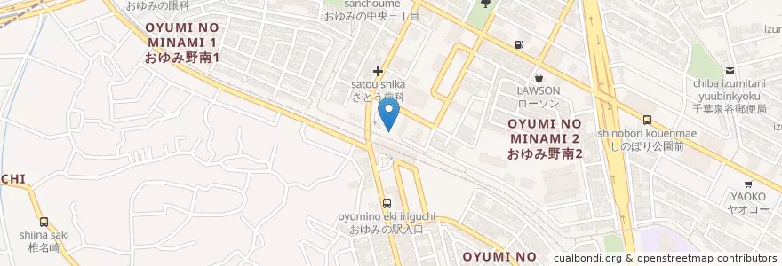 Mapa de ubicacion de 予備校IE en 일본, 지바현, 千葉市, 緑区.