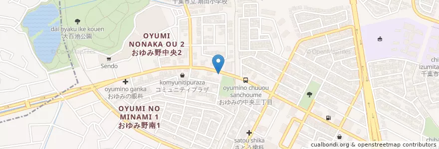 Mapa de ubicacion de 釜あげスパゲティ五右衛門 en ژاپن, 千葉県, 千葉市, 緑区.