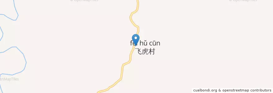 Mapa de ubicacion de 飞虎小学校 en China, Sichuan, 宜宾市, 叙州区.