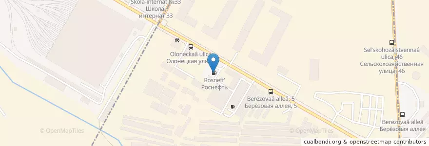 Mapa de ubicacion de Роснефть en Rusia, Distrito Federal Central, Москва, Северо-Восточный Административный Округ, Останкинский Район.