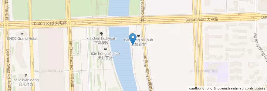 Mapa de ubicacion de 一碗居 en China, Peking, Hebei, 朝阳区 / Chaoyang.