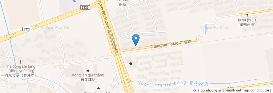 Mapa de ubicacion de 阿康烧烤 en 中国, 上海市, 閔行区.