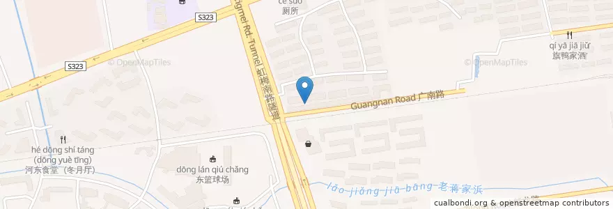 Mapa de ubicacion de 小四川农家菜 en China, Shanghai, Minhang District.