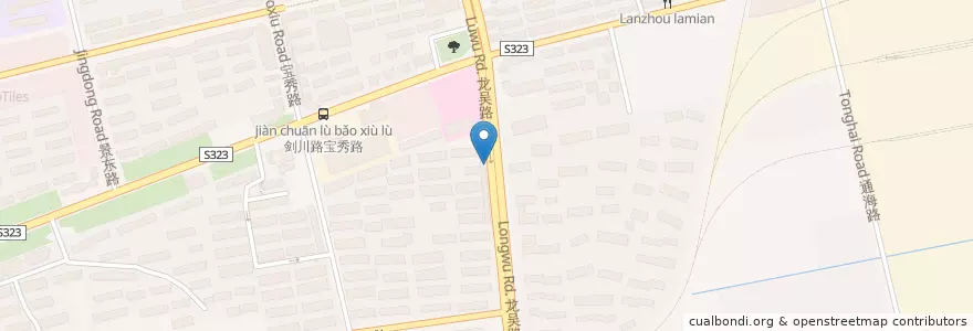 Mapa de ubicacion de 苏州汤包馆‎ en 中国, 上海市, 闵行区.