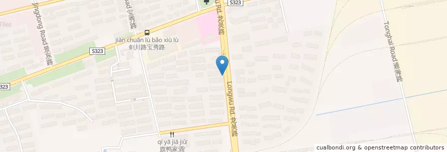 Mapa de ubicacion de 家乐小吃‎ en China, Shanghai, Minhang.