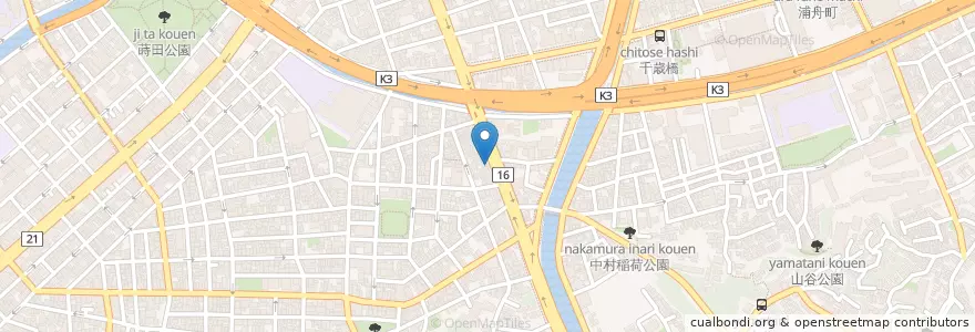 Mapa de ubicacion de さつまっ子 en 日本, 神奈川県, 横浜市, 南区.