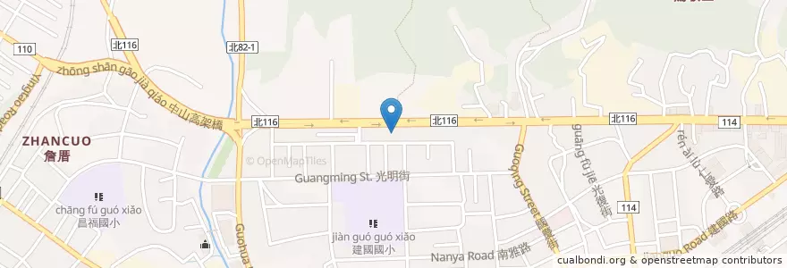 Mapa de ubicacion de 鶯歌區 en تايوان, تايبيه الجديدة, 鶯歌區.