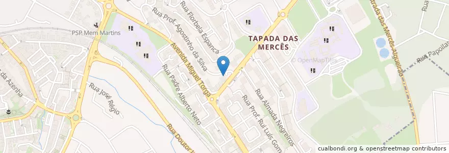 Mapa de ubicacion de Hospital Veterinário da Tapada en Portugal, Área Metropolitana De Lisboa, Lisbon, Grande Lisboa, Sintra, Algueirão-Mem Martins.