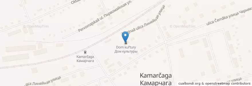 Mapa de ubicacion de Дом культуры en Russia, Siberian Federal District, Krasnoyarsk Krai, Mansky Rayon, Камарчагский Сельсовет.