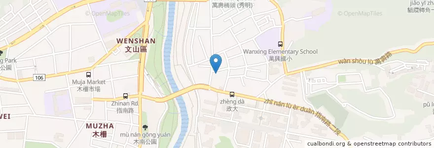 Mapa de ubicacion de District de Wenshan en Taïwan, Nouveau Taipei, Taipei, District De Wenshan.