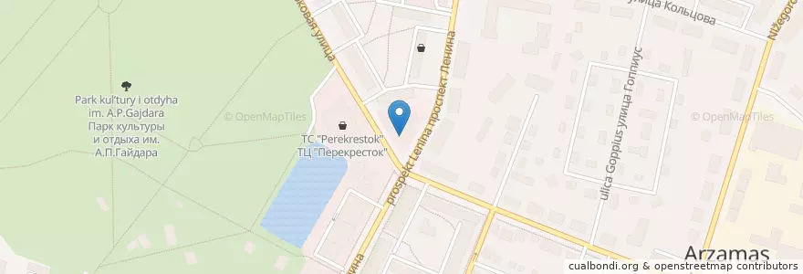 Mapa de ubicacion de Банк УралСиб en Rusia, Приволжский Федеральный Округ, Óblast De Nizhni Nóvgorod, Арзамасский Район, Городской Округ Арзамас.