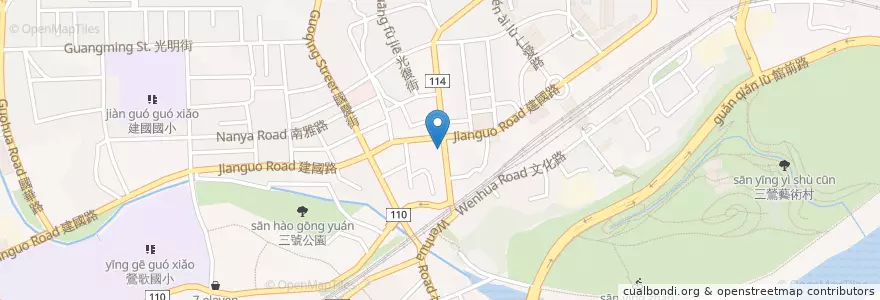 Mapa de ubicacion de 鶯歌郵局(板橋37支) en 臺灣, 新北市, 鶯歌區.