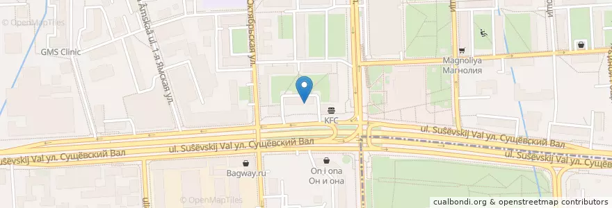 Mapa de ubicacion de Социальная аптека en ロシア, 中央連邦管区, モスクワ, Северо-Восточный Административный Округ, Район Марьина Роща.