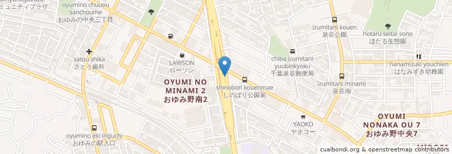 Mapa de ubicacion de ガスト en Japan, Präfektur Chiba, 千葉市, 緑区.