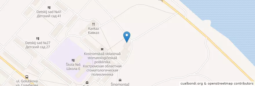 Mapa de ubicacion de Арго-Премиум, медицинский центр en Rússia, Distrito Federal Central, Oblast De Kostroma, Костромской Район, Городской Округ Кострома.