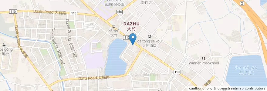 Mapa de ubicacion de 台灣中油 en Taiwan, Taoyuan, Luzhu.