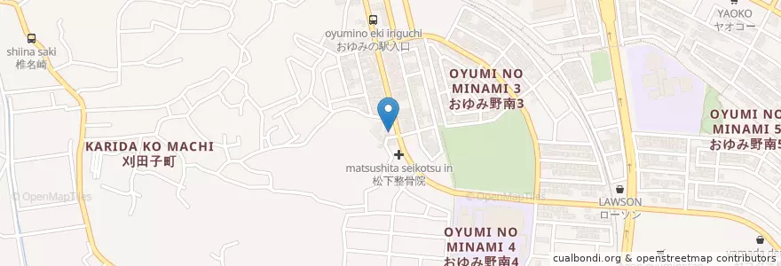 Mapa de ubicacion de すずらん薬局 en ژاپن, 千葉県, 千葉市, 緑区.
