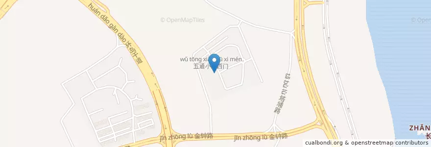 Mapa de ubicacion de 吕岭幼儿园五通分园 en Chine, Fujian, District De Huli.