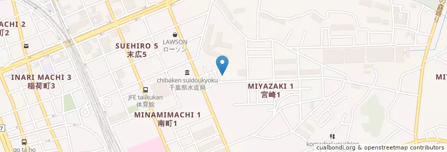 Mapa de ubicacion de 東京ガス en Japan, Präfektur Chiba, 千葉市, 中央区.