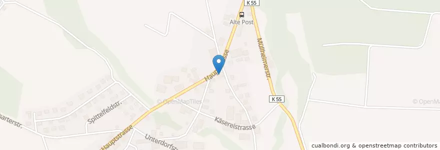 Mapa de ubicacion de Don Camillo en İsviçre, Thurgau, Bezirk Frauenfeld, Homburg.